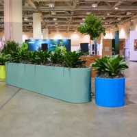 Pots de fleurs empilables, unités modulaires en métal soudées, verrouillage par vis, extensibles pour le jardin