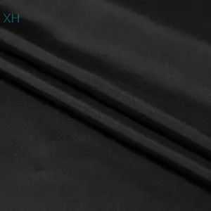 Tela Habotai de seda negra, venta al por mayor de Xinhe Textiles