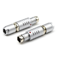 Connecteur Push-Pull Fischer Série 2F de Haute Qualité à 11 Broches, Étanche IP68, 2 3 4 5 6 7 8 9 10 11 12 14 16 18 19 Broches Mâle DIN