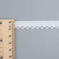 Ruban en dentelle tricotée écologique de fabrication professionnelle, largeur 1,5 cm, fil de nylon pour textiles de maison et vêtements