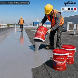 Revêtement imperméable en caoutchouc auto-nivelant à application directe pour la réparation des toitures en <span class=keywords><strong>bitume</strong></span> vieillies, haute élasticité 200 ° Résistant aux températures C - Product Image 1
