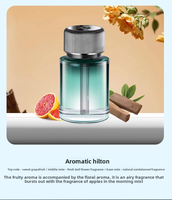Diffuseur d'arômes intelligent pour voiture, diffuseur de brume, purificateur d'air, 3 vitesses réglables, rechargeable, vaporisateur de parfum automatique, parfum d'intérieur pour voiture
