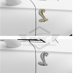 Emblema Metálico 3D de Serpiente <span class=keywords><strong>Cobra</strong></span> para Decoración de Autos, Adhesivo para Ford Mustang GT500 SVT V6 GT GT Fiesta - Product Image 6