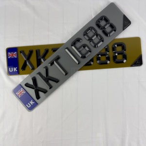 Placas de matrícula <span class=keywords><strong>retro</strong></span> 4D de 5mm-Placas de matrícula de tipo biselado - Product Image 5