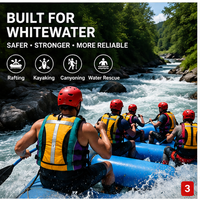 Gilet de sauvetage commercial 100N pour rafting en eaux vives, kayak, PFD, OEM personnalisé