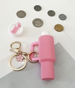 Llavero 3D, Vaso <span class=keywords><strong>de</strong></span> 40 oz, Mini Taza, Llavero con Accesorios para Vasos, Anillo para Llaves, Bolso, Mochila, Amuleto <span class=keywords><strong>de</strong></span> Flor, Bálsamo <span class=keywords><strong>Labial</strong></span> - Product Image 5