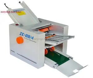 ZE-8B/4 Automatic Paper Leaflet Folder Folding Machine