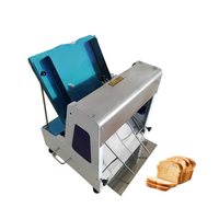 Kommerzielle Automatische Neue Elektrische Brotschneidemaschine 220V Edelstahl-Toastschneidegerät für Bäckereien