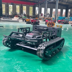 เครื่องตัดหญ้าแบบไร้สายบังคับระยะไกล 24V แบบตีนตะขาบ ปรับความสูงตัดได้ 10-200 มม. สำหรับสนามหญ้าขนาดใหญ่และการทำสวนระดับมืออาชีพ - Product Image 2