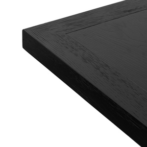 Creativeuxury - Juego de Muebles de Comedor Negros con Patas Websy, Mesas de Comedor de Madera de Roble para 8 Personas, Rectangulares, Sólidos, OEM, ODM, 10 Piezas - Product Image 4