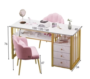 Hotsale <b>Nail</b> Salon Furniture <b>Nail</b> <b>Tables</b> <b>Nail</b> Art Beauty Salon Supplies Desk - Product Image 5