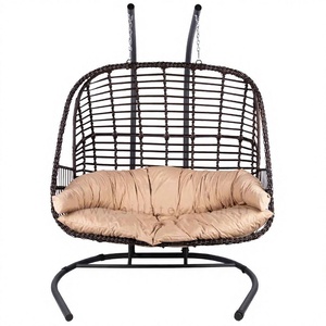 Fabricante Turco, Columpio de Ratán Moderno de 2 Piezas, Modelo Ballena, para Dormitorio y Sala de Estar - Product Image 1