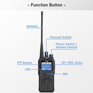 TID NEW Uhf Vhf <span class=keywords><strong>Dmr</strong></span> Hai Cách Radio Dual Band Kỹ Thuật Số <span class=keywords><strong>Walkie</strong></span> <span class=keywords><strong>Talkie</strong></span> Với 1.5 Wát Đầu Ra Âm Thanh - Product Image 3