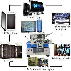 Sistem Penyelarasan Optik Semi-Otomatis Baru WDS-620 Mesin Reballing <span class=keywords><strong>BGA</strong></span> Profesional Kontrol Suhu Presisi Tinggi Logam - Product Image 2