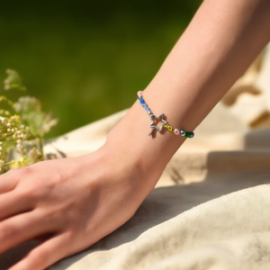 Bracelet à perles queue de sirène en acier inoxydable, nœud à sept étoiles, bijoux de mode unisexe, cadeau - Product Image 3