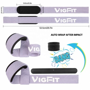 VIGFIT Cinghie da Sollevamento Pesi Multicolore con Logo Personalizzato per Allenamento in <span class=keywords><strong>Palestra</strong></span> e Fitness - Product Image 6