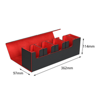 Boîtes de rangement pliables de luxe MIO 5 en 1, en cuir PU, pour plus de 400 jeux de société, vente en gros, logo personnalisé, cartes TCG PKM