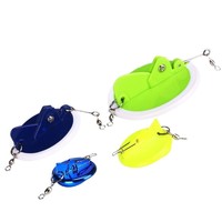 4 Tailles Accessoire de Pêche Directionnelle en Mer Réglable Pêche à la Traîne Disque Plongeur