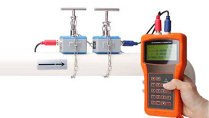 Draagbare, op batterijen werkende digitale waterstroommeter met variabel bereik, RS485 LCD-display, OEM-vloeistofmeting voor olie - Product Image 6