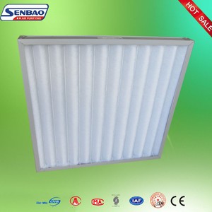 Nouveau <span class=keywords><strong>filtre</strong></span> à air plissé lavable G4, panneau pré-<span class=keywords><strong>filtre</strong></span> certifié ISO9001, cadre en aluminium pour système HVAC AHU, norme industrielle - Product Image 3