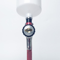Pistolet à air comprimé HVLP PORPHIS PHS-156C avec étui en plastique, 1,3 mm, pour peinture automobile professionnelle