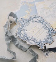 Carte de vœux haut de gamme personnalisée avec logo imprimé, gaufrage 3D et dorure à chaud, modèle 465, papier journal et coton fantaisie, Chine