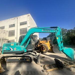 Excavatrice sur chenilles d'occasion KOBELCO SK75mini 7,5 tonnes 90% neuve Excavatrice sur chenilles KOBELCO SK75 Matériel de construction d'occasion fabriqué au Japon - Product Image 6