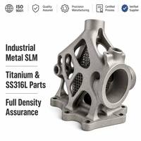 Servicio de Impresión 3D en Metal Personalizado, Piezas Industriales de Acero Inoxidable y Titanio SLM DMLS, Aplicaciones de Ingeniería Funcional, STL/STEP
