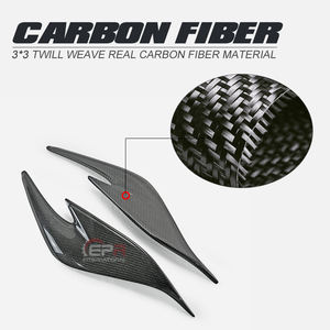 Pour 12-15 Prius ZVW30 Lifting JDM Style pare-chocs avant en fibre de carbone Phare Sourcil - Product Image 6