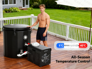 Refroidisseur de bain de glace IRH-C-XN300, nouveau design, pour usage en piscine et en extérieur, écologique, 110-230V, 900W - Product Image 6