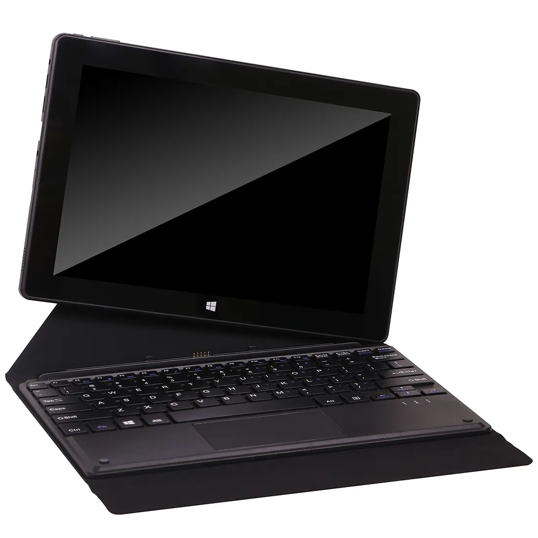 Tablet Laptop 10 inci IPS layar sentuh WiFi 4G, Tablet bermain game Windows 2 in 1 murah 2024 dengan Keyboard (8g,16G)+ 64G(128g,256g)