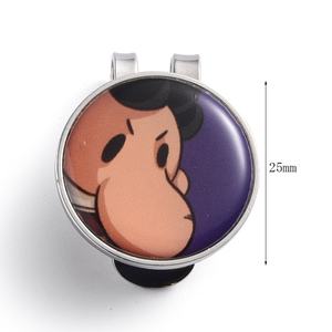 Marcador de bola de golf de metal dorado para sublimación, herramienta de reparación de divots de golf, clip para gorra de golf con marcador de bola - Product Image 4