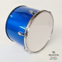 Factory Wholesale Blue Wooden14 Inch Single Headed Snare Drum Percussion Instrument