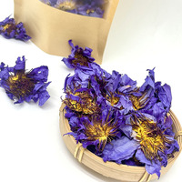 Fleur de Lotus Bleu Séchée de Haute Qualité, Vrac en Gros pour Tisane