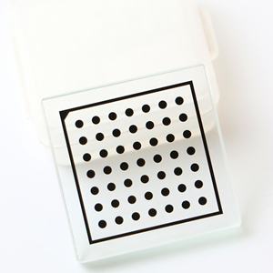 Placa de Calibración de Visión Artificial de Precisión Óptica Yaopu, Placa de Calibración de Sensores, Placa Estándar de Matriz <span class=keywords><strong>Halcon</strong></span> 7*7, 1*1-200*200MM - Product Image 2