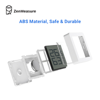 Capteur intelligent de température et d'humidité ZenMeasure avec écran LCD, indice de protection IP67, pour la surveillance en temps réel de l'air intérieur (OEM/ODM disponible)