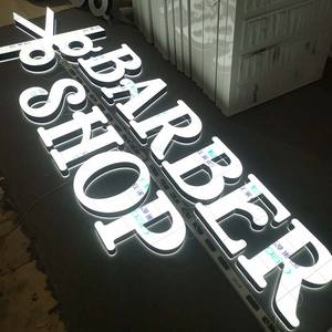 Panneau professionnel illuminé en 3d, logo de magasin, éclairage à led double face, panneau de magasin, hamburgers - Product Image 5