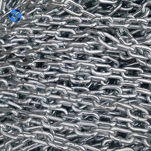 Cadena de Acero Aleado Galvanizado Soldado, Cadena de Eslabones de Acabado Simple de Alta Resistencia para Barandillas Metálicas - Product Image 5