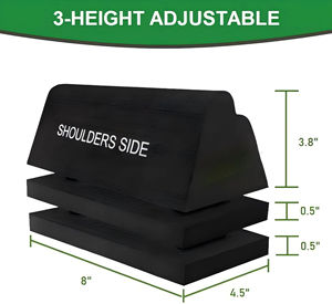 Bloc de Traction orthopédique <span class=keywords><strong>cervical</strong></span> alignement ferme de la colonne vertébrale et du cou dispositif de Traction cervicale et oreiller de civière de cou pour le soulagement de la douleur - Product Image 3
