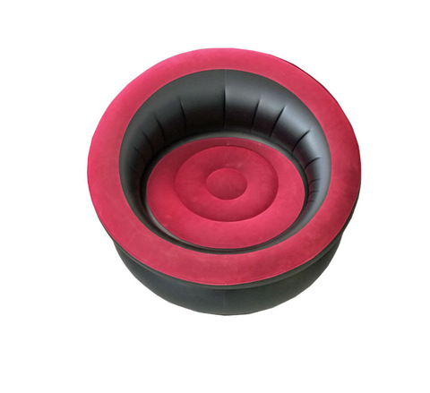 New Comfortable Hot Selling Round Shape Single Sofa PVC Lazy Sofa Circular Inflatable Chair