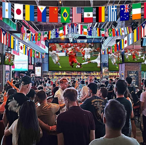 Guirlande de fanions Jordanie Drapeau allemand pour match de football sportif 2026 Décoration intérieure et extérieure Design tous pays Vente en gros Personnalisé - Product Image 4