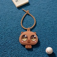 Porte-clés chat à yeux boule, jouets anti-stress, porte-clés chat mignon pour sac à main, sac à dos, clé de voiture, cadeaux