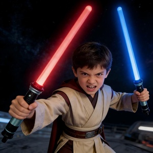 Sabre laser LED détachable 2-en-1 pour enfants avec effets sonores et mouvement fluide, <span class=keywords><strong>jouet</strong></span> épée laser pour enfants - Product Image 2