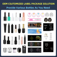 Promo Terbaik 1kg UV Gel Nail Polish dengan Gaya Populer Tahan Lama & Gratis Lampu LED Logo untuk Aplikasi DIY Pasokan Langsung Pabrik