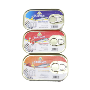 Pescado enlatado <span class=keywords><strong>de</strong></span> alta calidad, delicioso marisco enlatado, sardina, pescado que se vende en supermercados, venta al por mayor, sardina enlatada, pescado en aceite - Product Image 1
