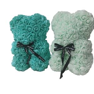 Ourson rose en mousse PE avec cœur, 25cm, ourson artificiel en peluche, logo personnalisé accepté, cadeau de saint-valentin - Product Image 2