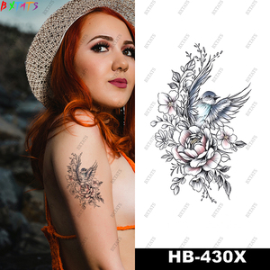 Acuarela búho Tigre León <span class=keywords><strong>tatuajes</strong></span> temporales <span class=keywords><strong>para</strong></span> Mujeres Hombres arte corporal brazo <span class=keywords><strong>muslo</strong></span> tatuaje pegatina - Product Image 3