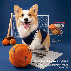 Elecpet Smart Interactive <b>Dog</b> Toy Automatic Moving, Bouncing, and Rotating, E-TPU Material Waterproof Rating Active Rolling <b>Ball</b> - Product Image 2