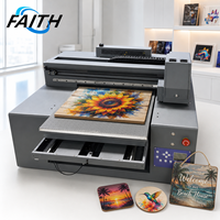 Mesin Printer Inkjet Flatbed Multi Material Format Lebar Faith untuk Pencetakan UV Digital pada Panel Kayu dan Kulit