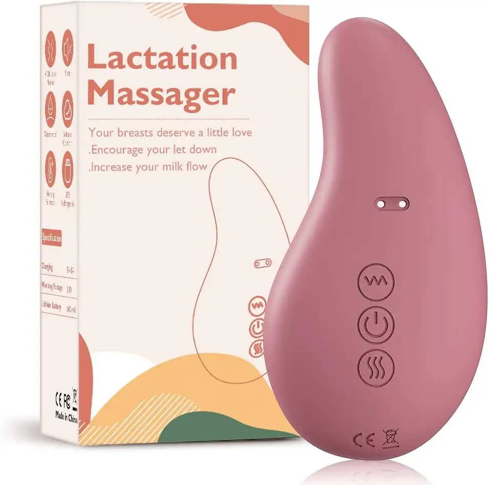 Appareil de massage chauffant 2 en 1 pour la Lactation, appareil de massage pour l'allaitement